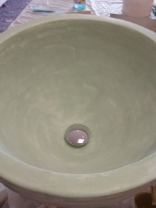 tadelakt wash basin