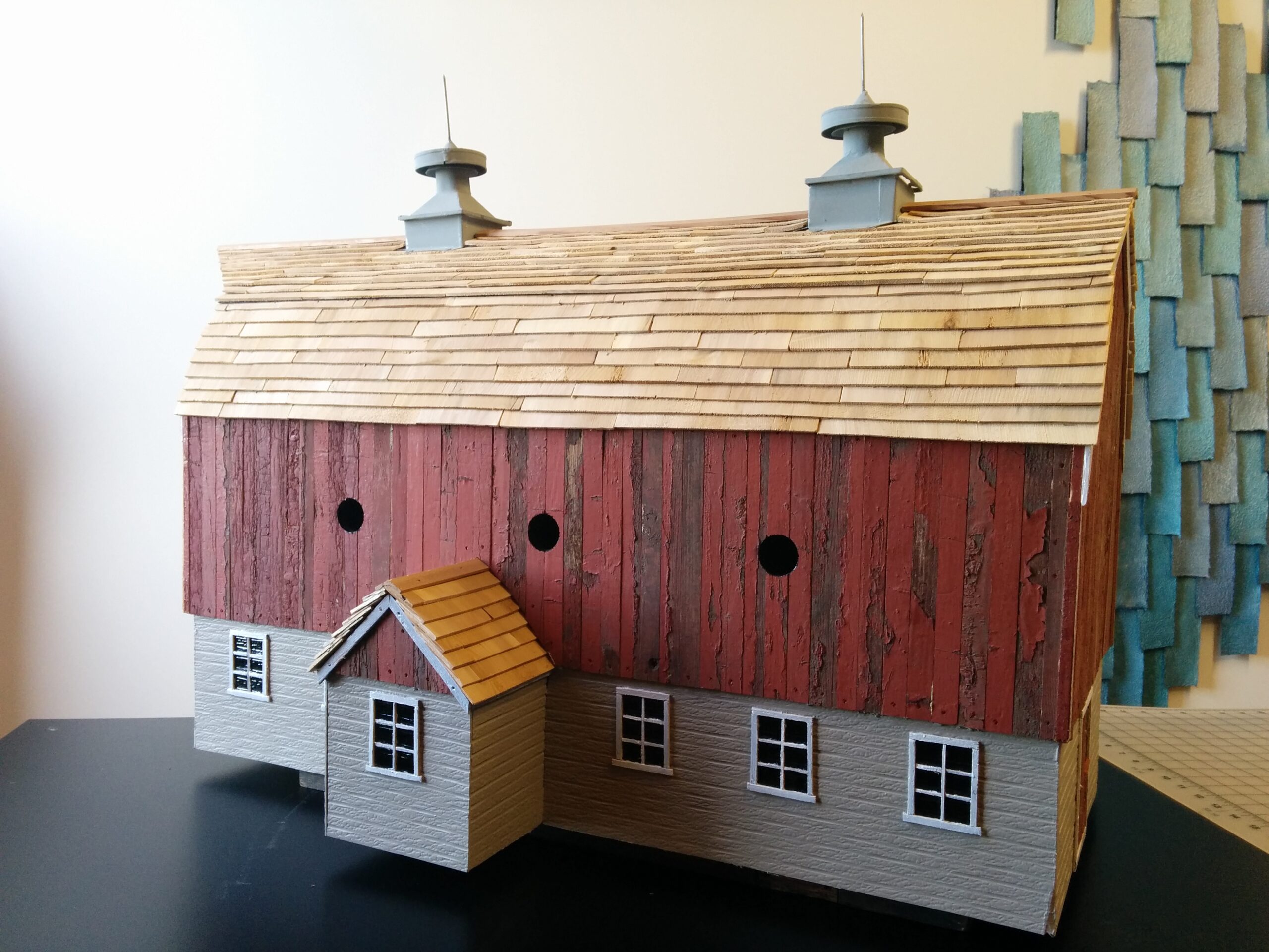 Finished bird house.